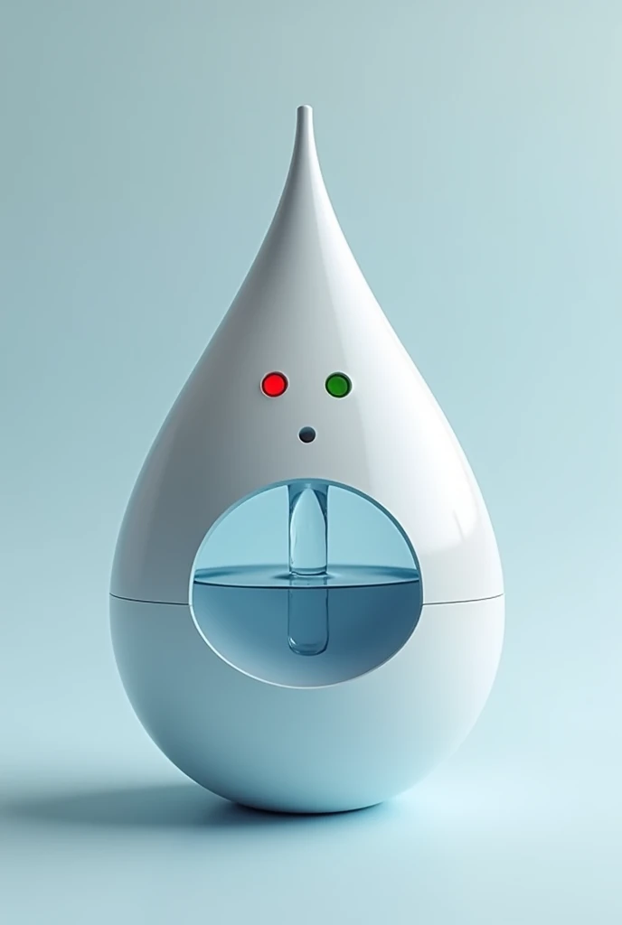 A device in the form of a simple drop of water into which a base with a water sample is introduced that will be analyzed by the device and with a red and a green light it will tell me whether or not I can use the water.