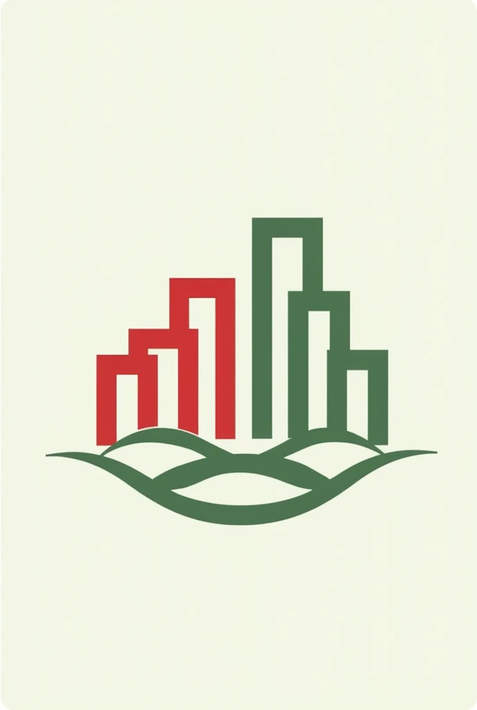 Logo for a model of a city, something simpler in colors(rot, green and white)