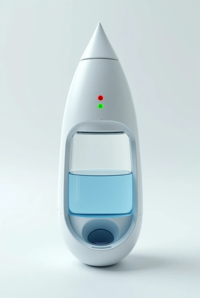 A device in the form of a simple drop of water into which a base with a water sample is introduced that will be analyzed by the device and with a red and a green light it will tell me whether or not I can use the water.