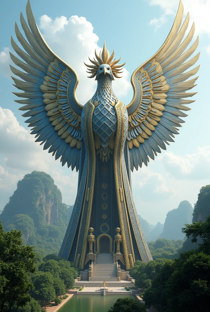 Garuda bird-like building 