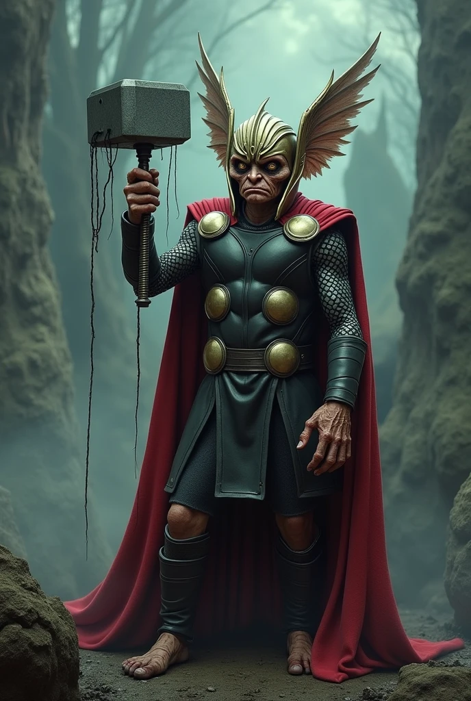 Smeagol in Thor costume