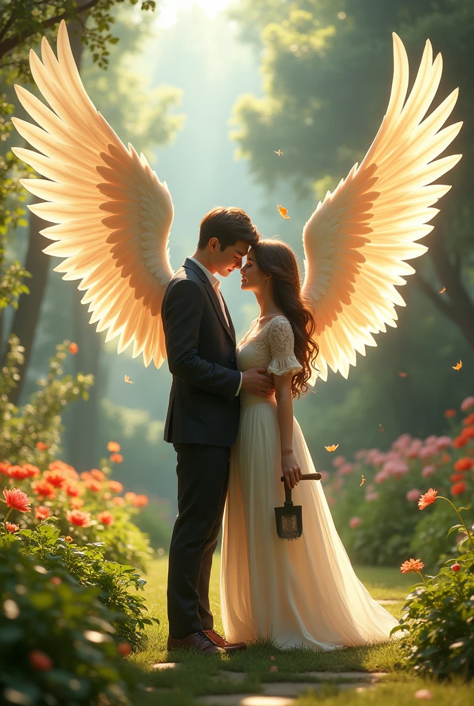20 year old angel half businessman and half gardener in love with a girl from 