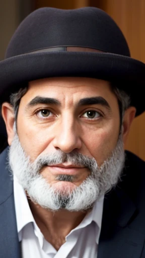 A Jewish man focus on the face 