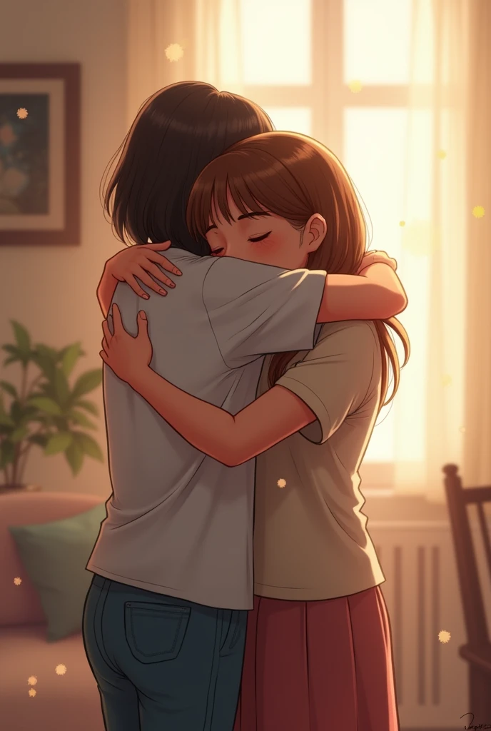 hugging you