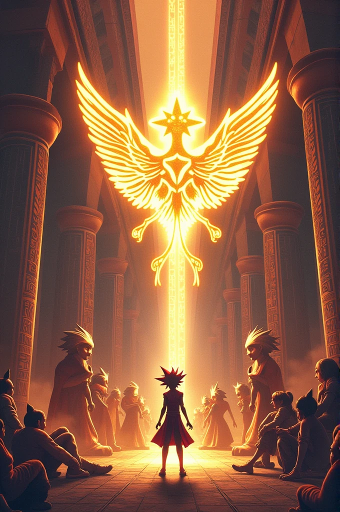 Create a Yu Gi Oh post giving good wishes to Davi Peniche and the XKZ game team