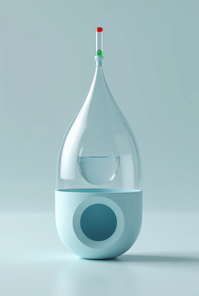 A device in the form of a simple drop of water into which a base with a water sample is introduced that will be analyzed by the device and with a red and a green light it will tell me whether or not I can use the water.