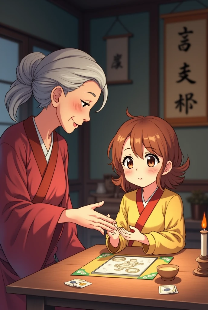 ConfessionFortune TellingGrandmaAnime