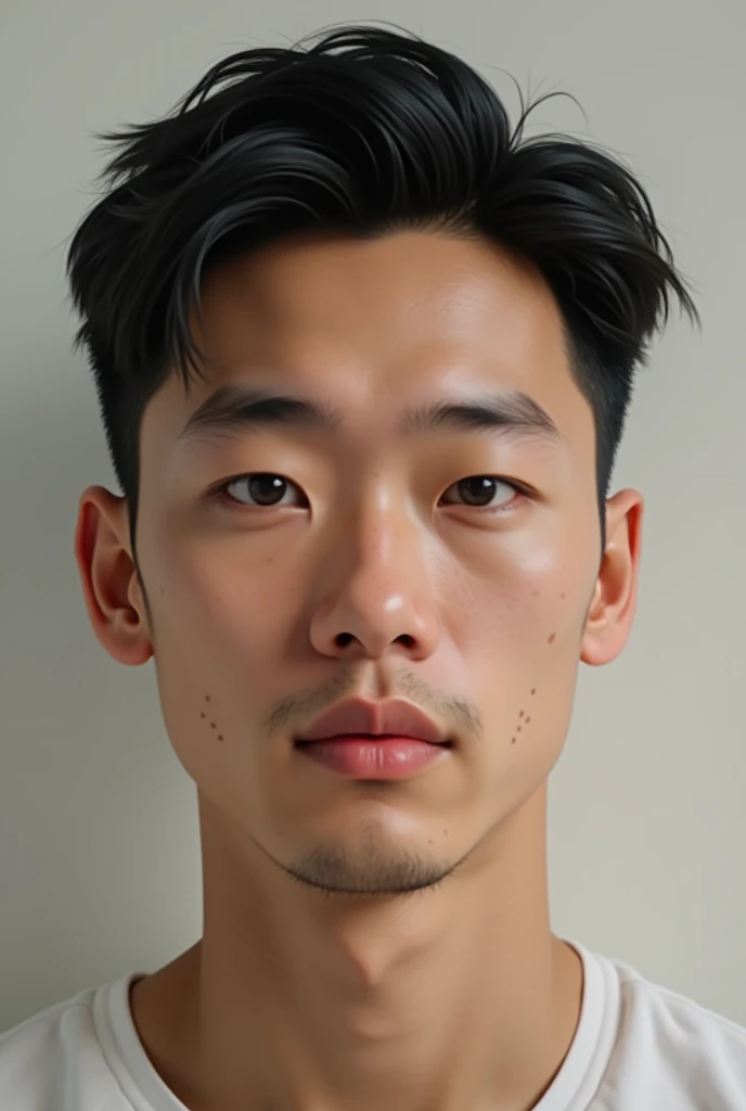 Realistic 20 year old Asian man