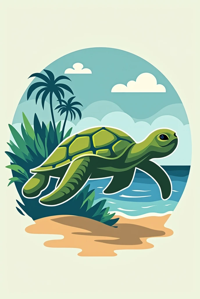 As an innovative and eye-catching logo of a recycling company called REFOrM. Make it more creative and original, that it be beach themed