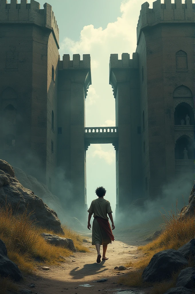 Ramu, a brave young man, didn’t believe these stories and decided to enter the fort.