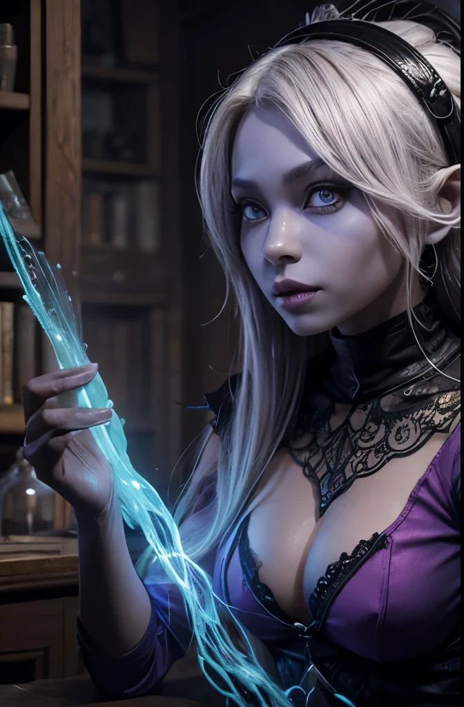 Dnd drow, fun scientist, discovery, avatar
