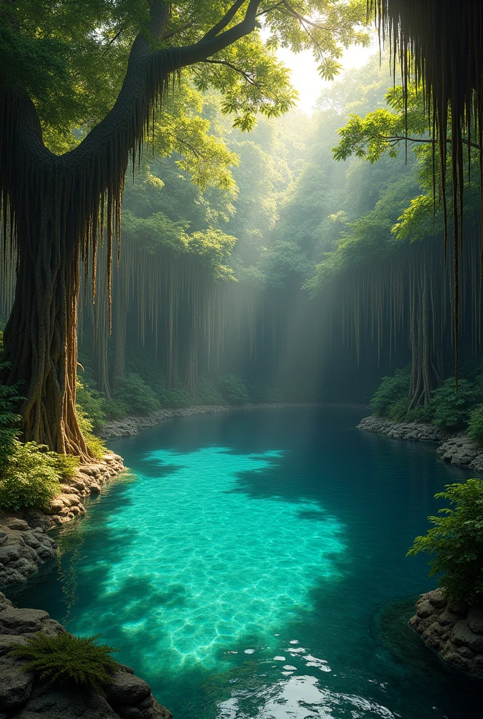 A landscape that includes a cenote
