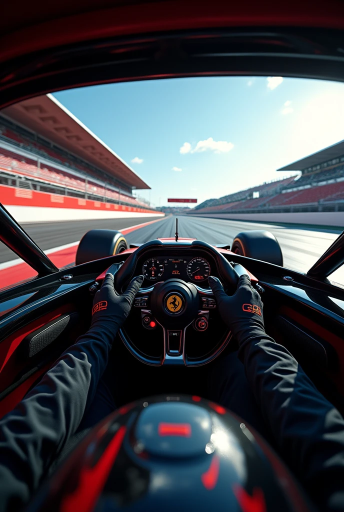 FORMULA ONE car cockpit vision