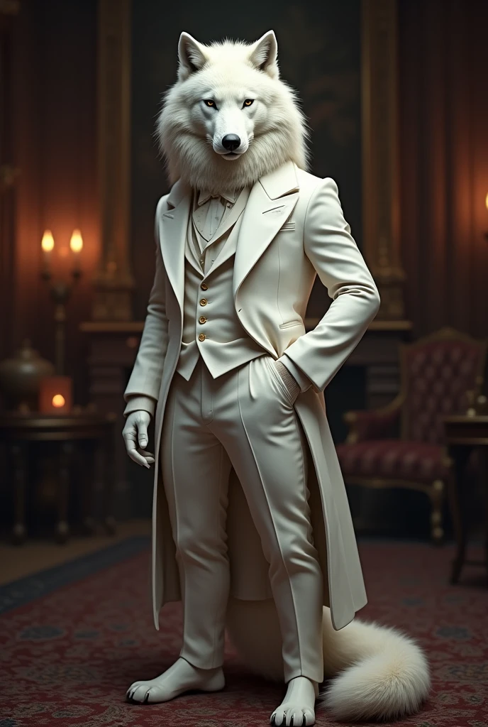 White Suited Wolf