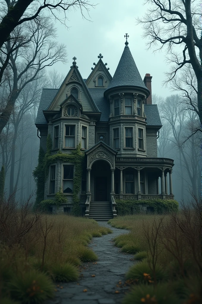 Decade old abandoned mysterious strange house