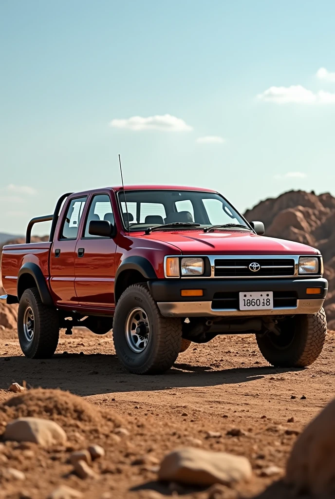 Toyota hylux double cabin red model 1994