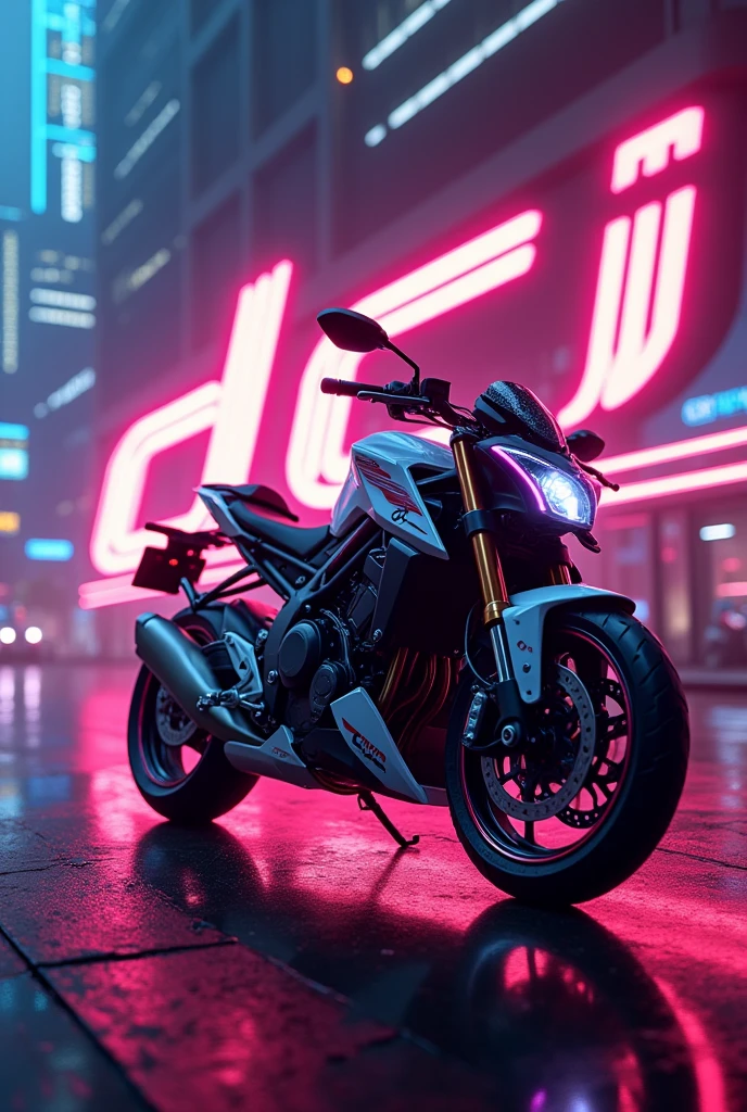 I am a techno DJ and I like motorcycles similar to the Yamaha MT 09 2019 model. I have a song that causes adrenaline when driving. I like 150 bpm in songs. I want something that illustrates a video game cover from the 90s. It is not necessary to impersonate me. I need the following letters in the image "DCI" with an electric style. The image must be square and 1000 pixels X 1000 pixels in size.
