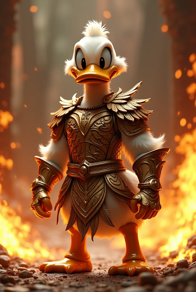 Donald Duck in Bronze Phoenix Armor