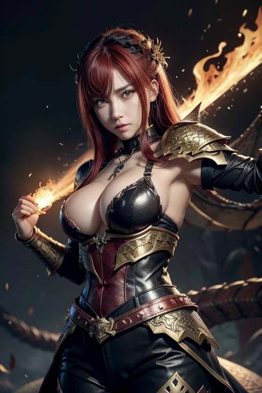 Big Tits,Big Ass,
Female Dragon Slayer (Dragon Slayer)
Appearance:
Dragon Slayer is、It has a sturdy figure marked by the experience of battle.、Hall々Barrel Warrior。Her physique is muscular yet supple.、It feels as tough as steel。There are several scars on the face、A long history of fighting can be seen here.。Her eyes are sharp、It reflects determination and fearlessness.、It has enough power to make even the mightiest dragons flinch.。Her hair often gets messy during battle,、At shoulder length、Black or red、Sometimes she has fiery red hair that resembles a flame.。
clothing:
ドラゴンスレイヤーのclothingは、Although it is a practical armor specialized for combat,、It is decorated with a dragon motif.。The armor is made of strong metal、It features a detailed design that reflects light like dragon scales.。Shoulder and breastplates、The emblem is engraved with a dragon's head.、Emphasizing her mission。The lower body is lightly dressed for ease of movement.、Wearing leather trousers and boots。as a whole、It is a well-balanced outfit that combines offensive and defensive power.。
accessories:
彼女のaccessoriesには、The fangs and claws of dragons defeated in the past、Many of them are made of scales.、It symbolizes her power and achievements.。A necklace made of dragon fangs around his neck.、Around his waist he wears a belt made from the scales of a slain dragon.。moreover、On her arms and wrists、She wears a bracelet engraved with magical runes that contain the power of the dragon.、It exerts its protective power during battle.。
arms:
ドラゴンスレイヤーのarmsは、A powerful sword or lance。Her sword is、Forged from dragon bones and volcanic lava、通常のarmsでは傷をつけることができないドラゴンの鱗を切り裂く力を持っています。On the blade of the sword、The soul of a dragon defeated in the past is sealed inside.、Sometimes it glows red。Also、Sometimes, they carry shields that have withstood the dragon's breath.、Prevents enemy attacks。
Pause:
ドラゴンスレイヤーのPauseは、Always ready for battle。Hold your sword high、The appearance of showing determination to go to battle、Glare at the enemy、地面を強く踏みしめるような威圧感のあるPauseが典型的です。Behind、The giant body of the slain dragon、Battlefields that erupt like volcanoes are often depicted.、Her power and past battle glory are highlighted.。