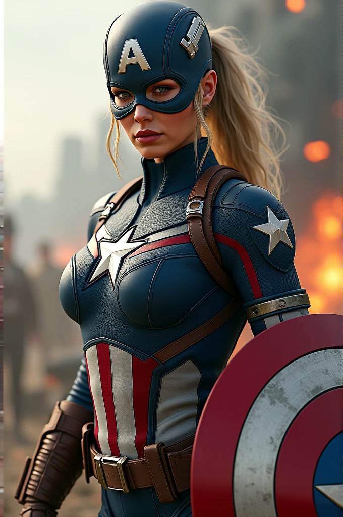 Woman captain America
