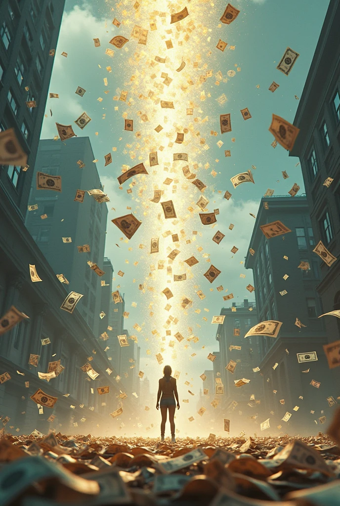 A shower of money 
