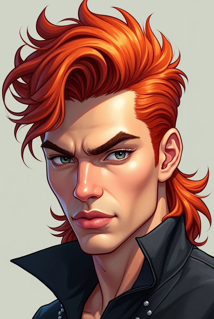 Ruivo bonito, Mullet Haircut 
