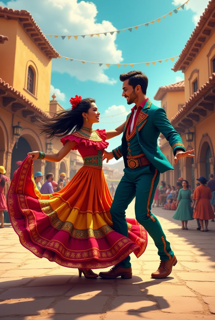 Taquirari dance couple