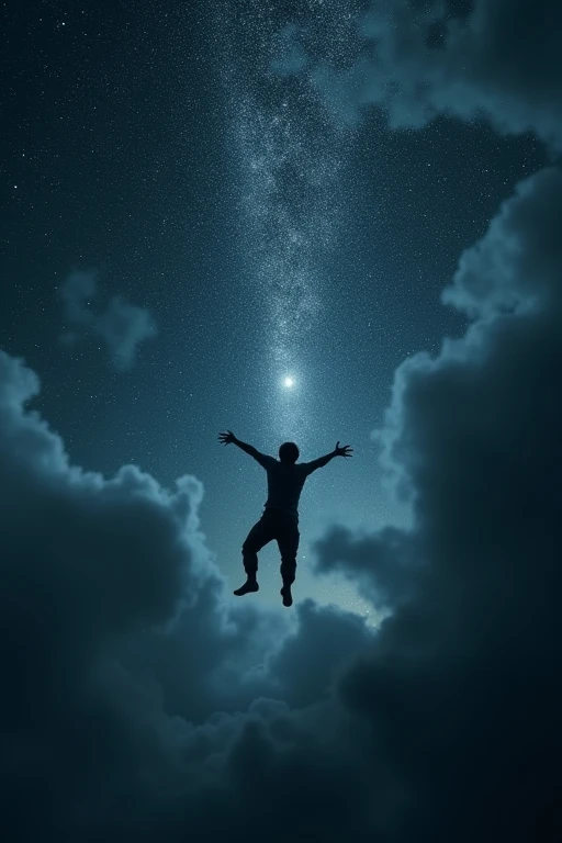 Falling from the night sky
