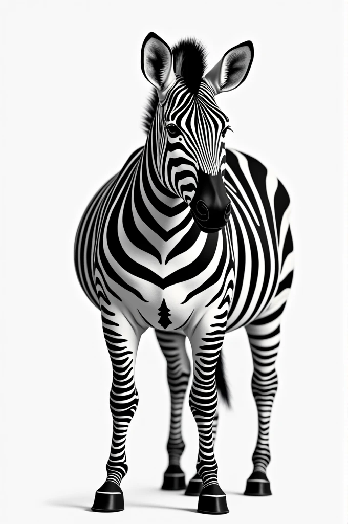 black and white zebra pattern