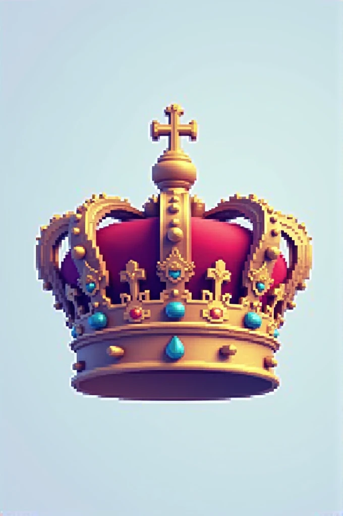 A pixelated crown that goes viral on Instagram with a small K that represents royalty