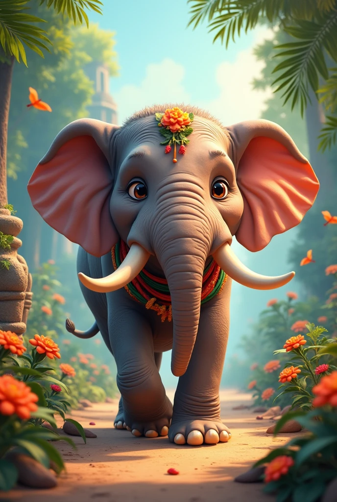Animated Indian Elephant