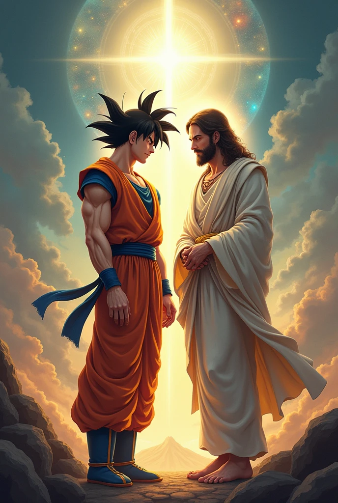 goku next to jesus