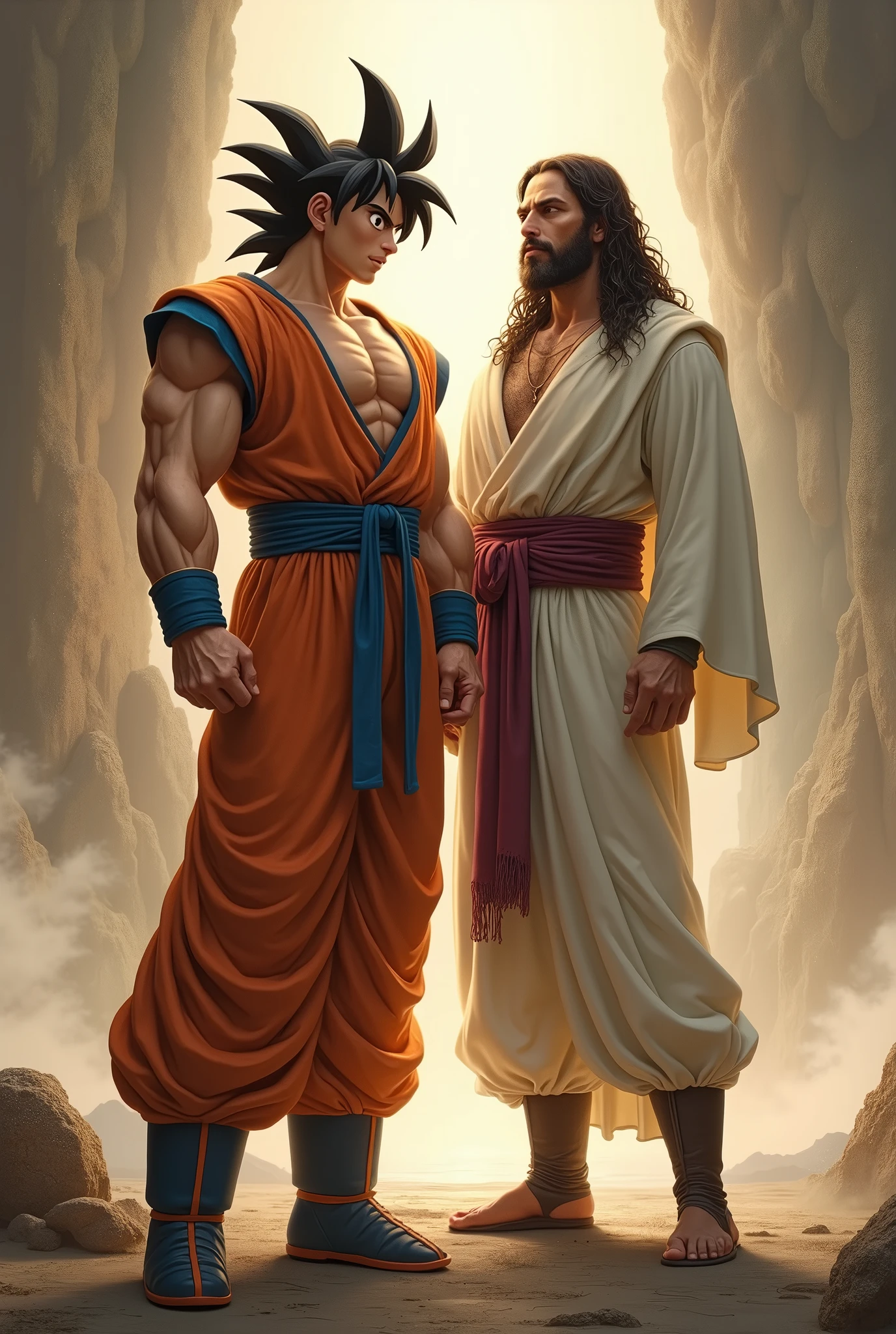 goku next to jesus photo 326 x 358
