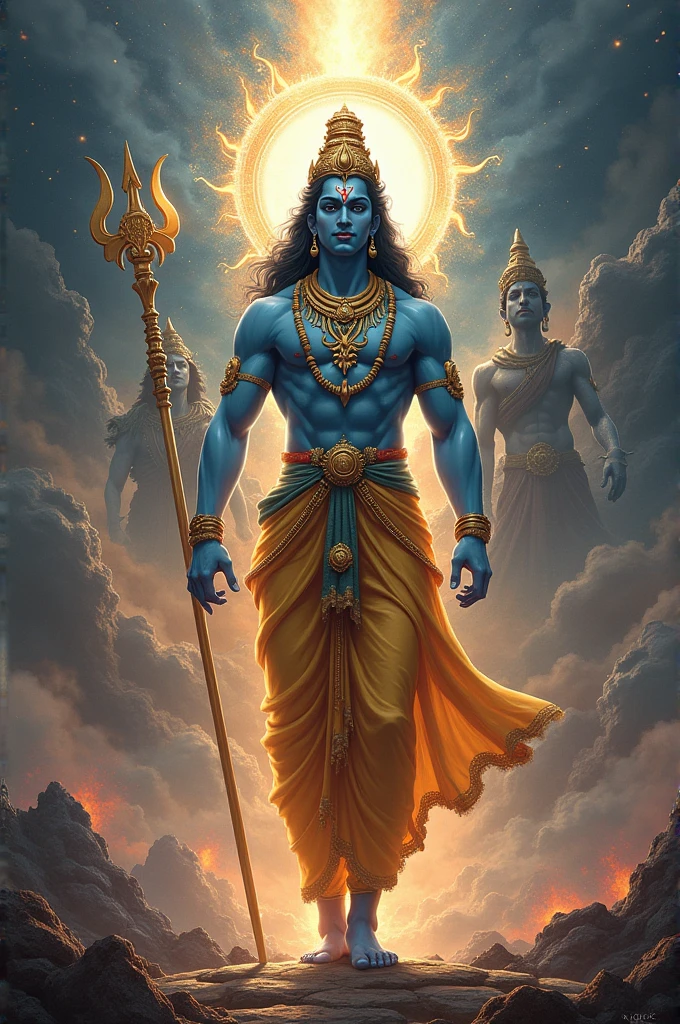 LORD VISHNU HAD TWO GATEKEEPERS, JAY AND JAY, AT THE GATE OF HIS CELESTIAL DWELLING, VAIKUNTH. OWING TO THE CURSE PLACED ON THEM, THEY WERE BORN ON EARTH AS WICKED DEMONS:
HIRANYAKASHIPU AND HIRANYAKSH, WHO TERRORISED THE WORLD WITH THEIR WCKED WAYS,
