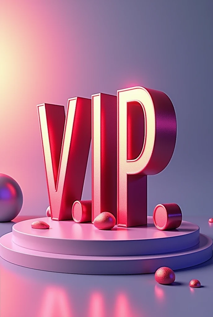 V.i.p. Grow text logo for youtube 