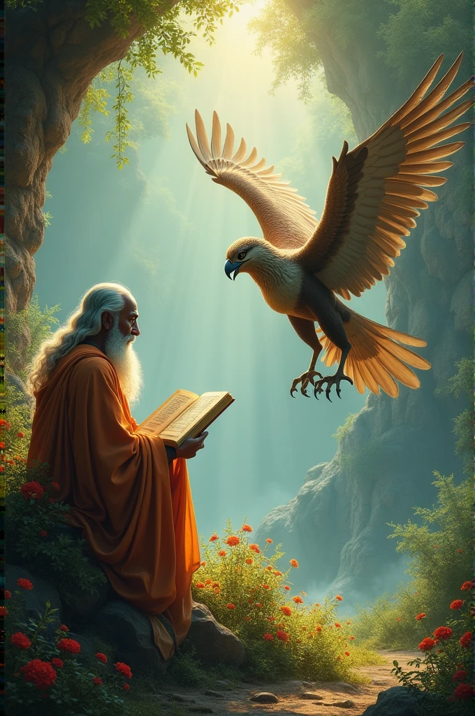 LISTEN TO THE BLESSED STORY OF THE HOLY RAM CHARIT MANAS THAT WAS NARRATED BY SAGE BHUSHUNDI AND HEARD BY GARUD, THE KING OF BIRDS.