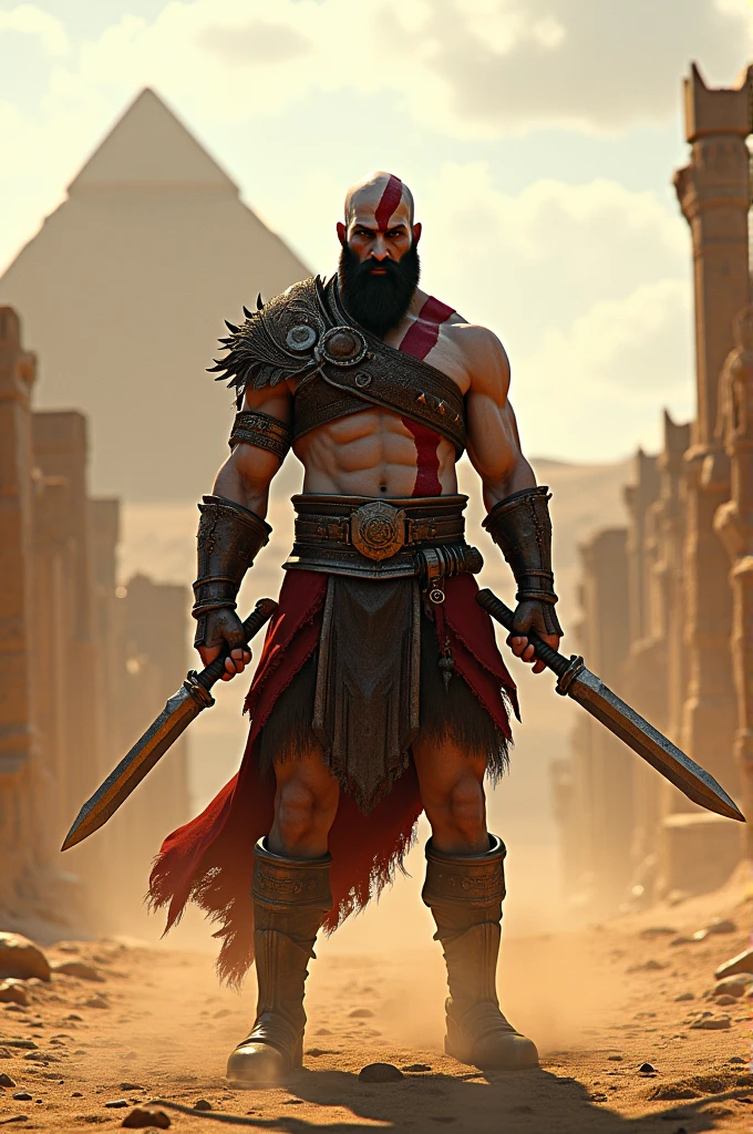 kratos game god of war in egypt vídeo