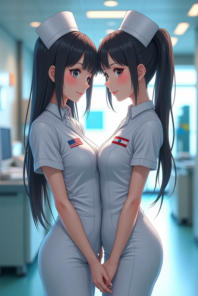 Professional anime nurse couple