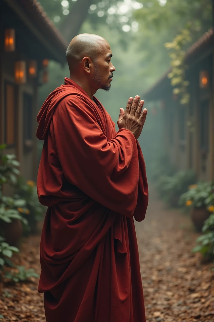 Monk thinking