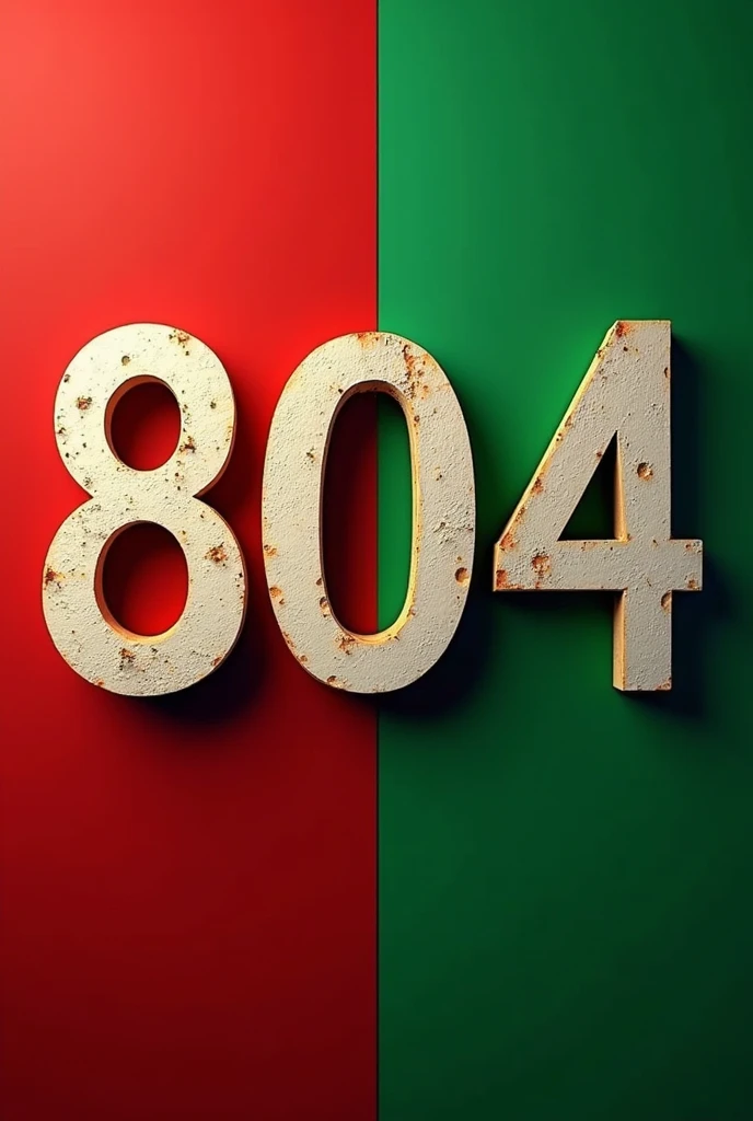 Ich rite 804 on  a red and green flag 