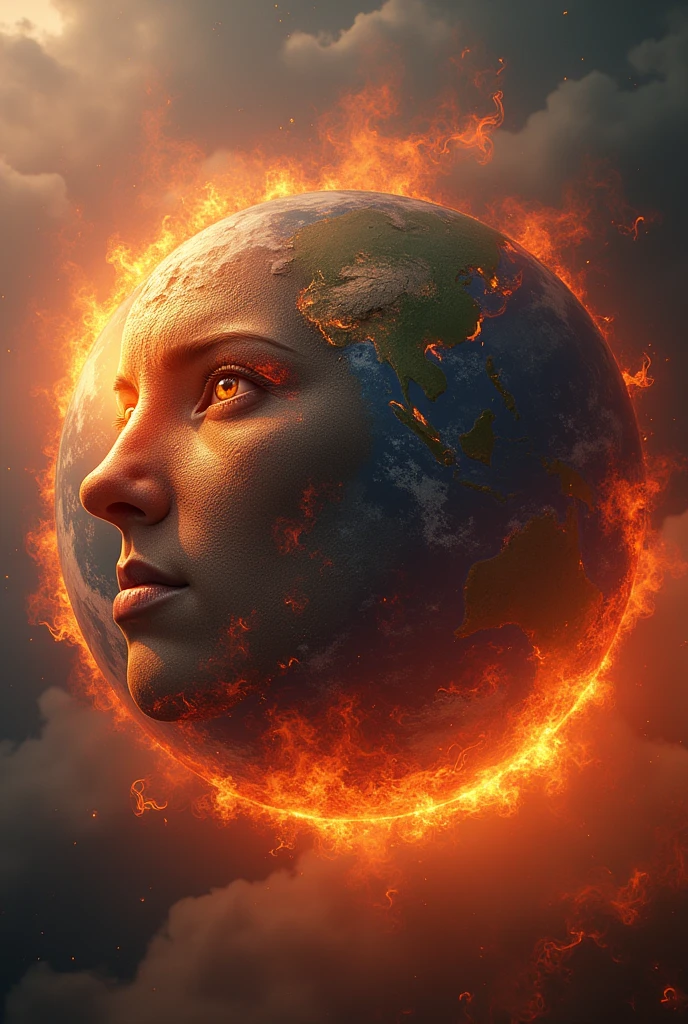 1girl, beautiful detailed bright shining eyes, transparent body, long flowing light blue shining hair, entire skeleton glowing in neon red light, holding a glowing earth globe, dreamy pose, space background with stars, (best quality, 8k, high resolution, masterpiece:1.2), ultra-detailed, (realistic, photorealistic, photo-realistic:1.37), 3D render, intricate details, glowing neon lights, cinematic lighting, volumetric lighting, dramatic lighting, vibrant colors, ethereal, surreal