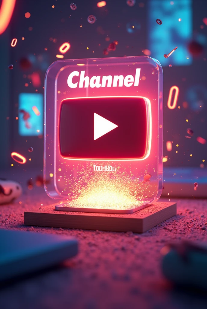 Image of a YouTube channel reaching 1.000 subscribers and 4.000 hours of viewing, with a notification of eligibility for monetization.