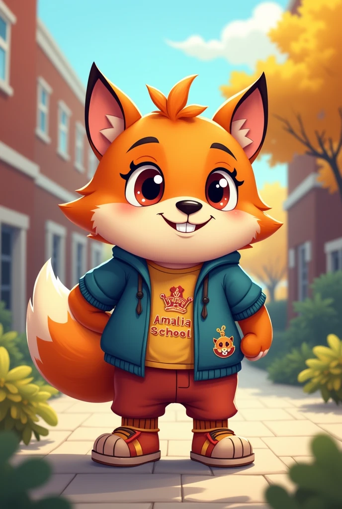 Create a mascot for my school, Amalia