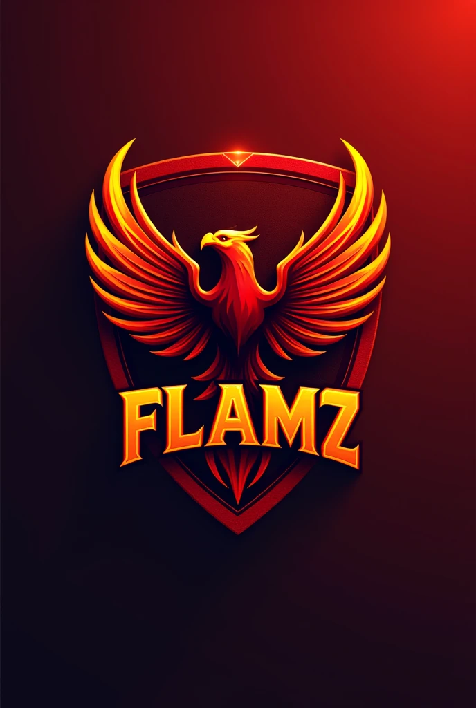 create a flamengo team logo with the name flamz