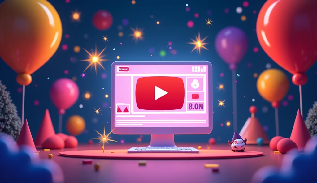 Image of a YouTube channel reaching 1.000 subscribers and 4.000 hours of viewing, with a notification of eligibility for monetization.