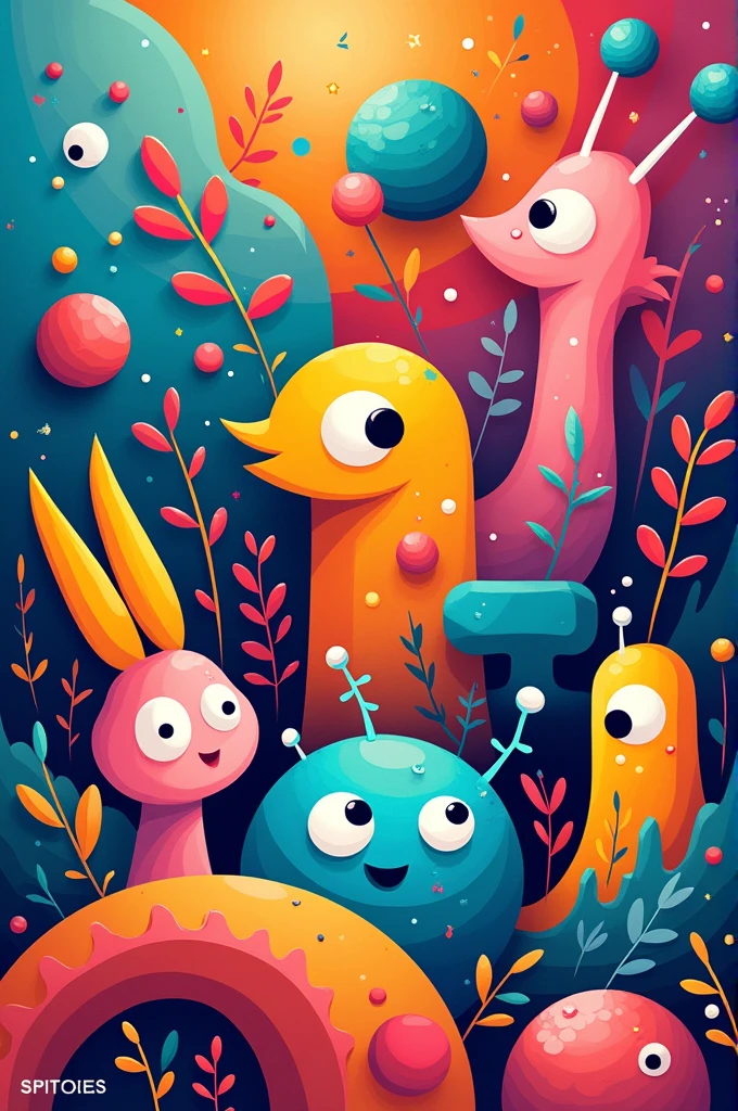 Colorful 2d design