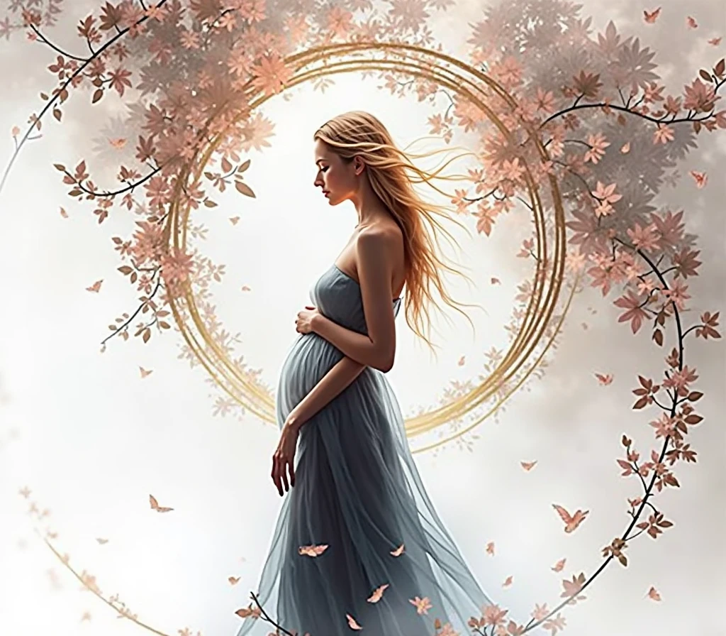pragnent lady beaituful image creative