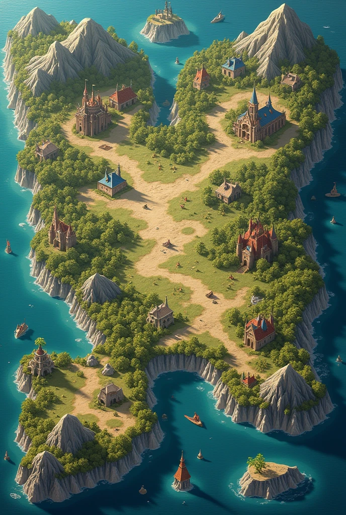 Make me a political map of rpg countries