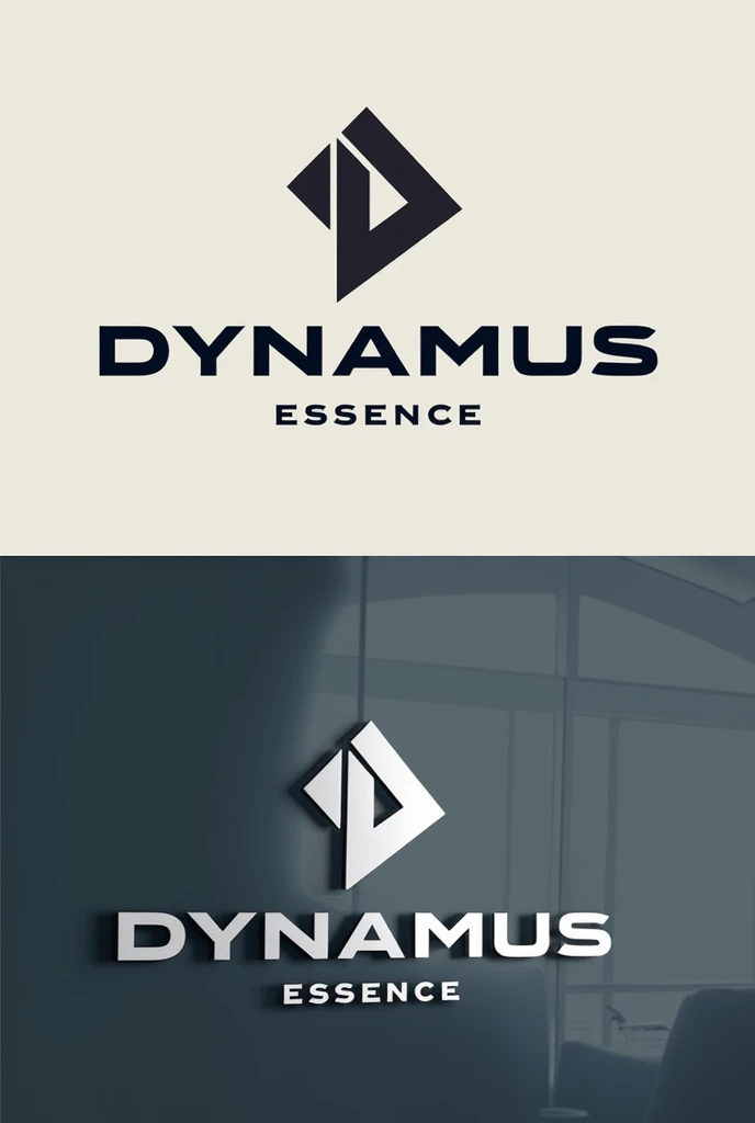 Modern logo for men's clothing brand Dynamus Essence