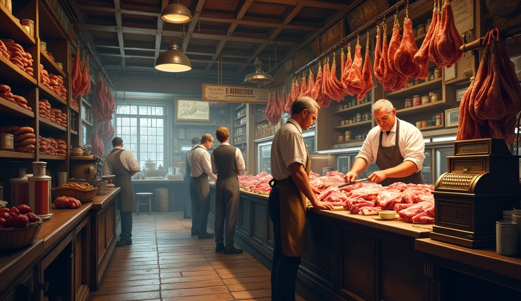 Butcher shop that offers pork, beef and chicken